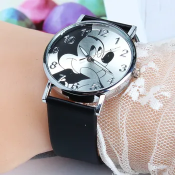 

Quartz Children Watch Students Metal Cartoon Leisure Belt The Mouse Kids Watches