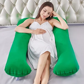 

Inflatable Pregnancy Pillow U Shape Sleeping Support Pillow For Pregnant Women Cozy Bump Maternity Pillow Full Body Side Sleeper