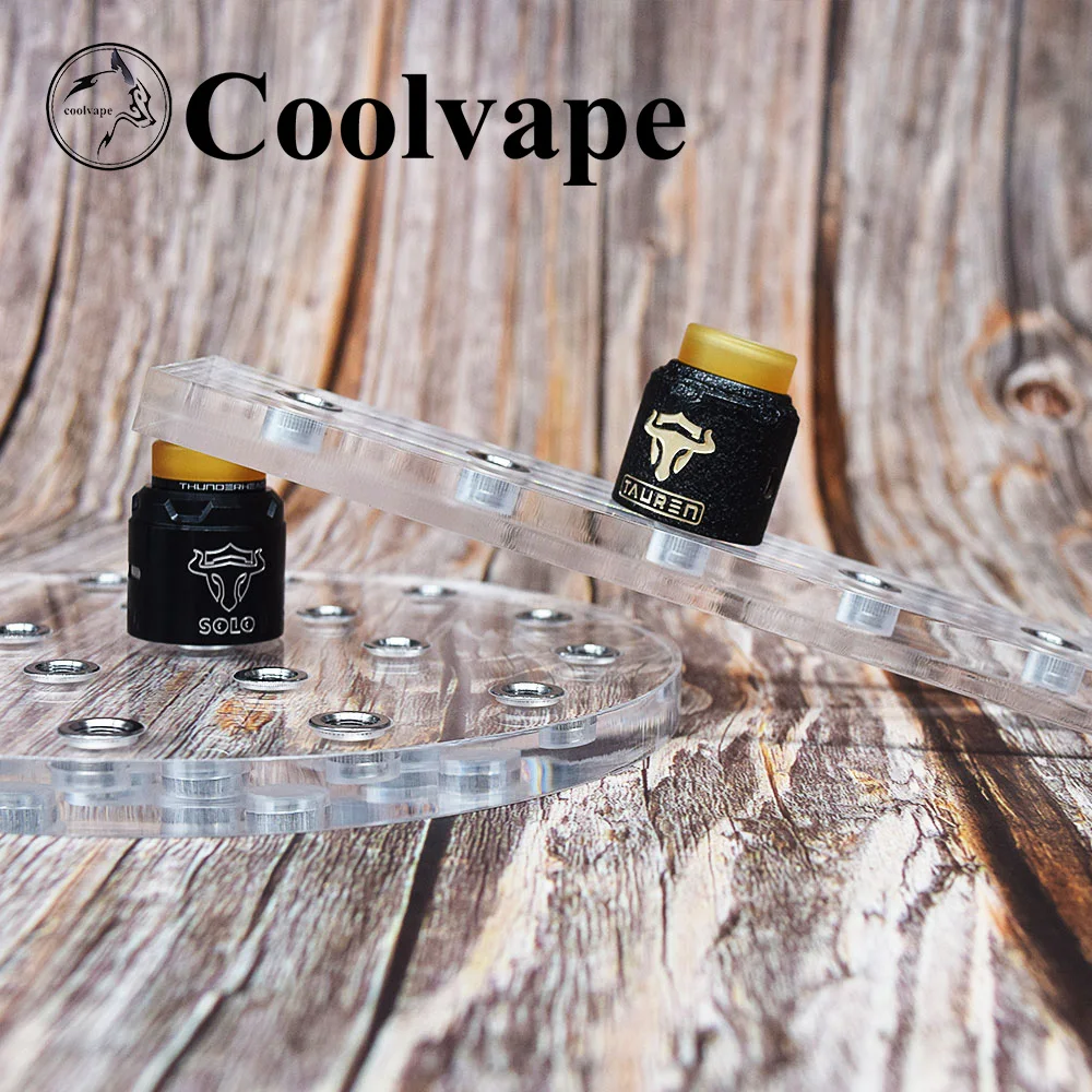Горячая 510 RDA бак акриловый дисплей стойка для атомайзера держатель (thc) кокаин