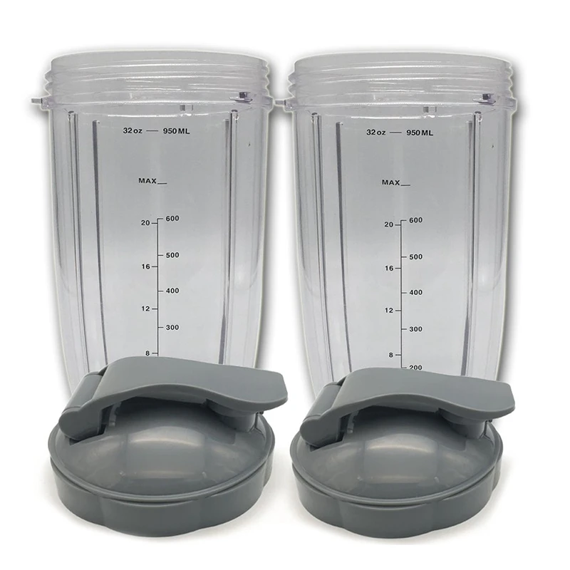 

32-Ounce Cup NutriBullet Replacement Parts and Accessories for NutriBullet 600W and Pro 900W Blenders