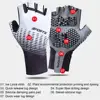 1Pair Men Cycling Gloves Thick Anti-Slip Half Finger Gloves Mittens for Gym Breathable Climbing Wear-Resistant Gloves 6