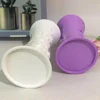 Ceramic Plastic Embossment Flower Potted Bottle Container Flower Desktop Ornement Vases Home Decor Bar Restaurant Decoration 4