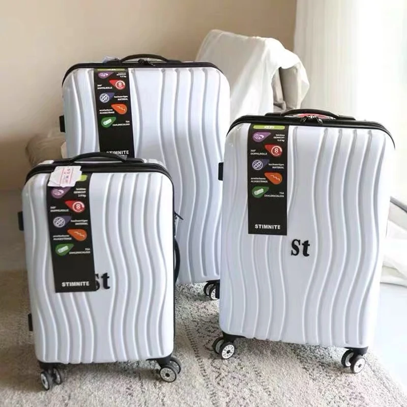 

New Men Luxury Brand Luggage scratch-resistant 20/24/28 size extended trolley case Women ultra light password travel suitcase