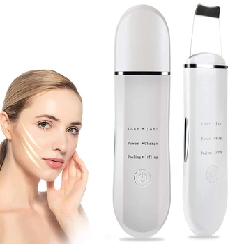 

4 IN 1 Ultrasonic Skin Scrubber Deep Face Cleaning Machine Peeling Shovel Facial Pore Cleaner Face Skin Scrubber Lift Machine