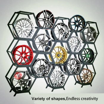 

Wheel hubs display stand Car tire display Car modification shop Tire Storage Steel bell showcase 4s shop Car Accessories