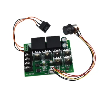 

1 Pcs Potentiometer Speed Controller Adjustable Parts Industrial Small Switch device Support DC10V~50V Brush Motor