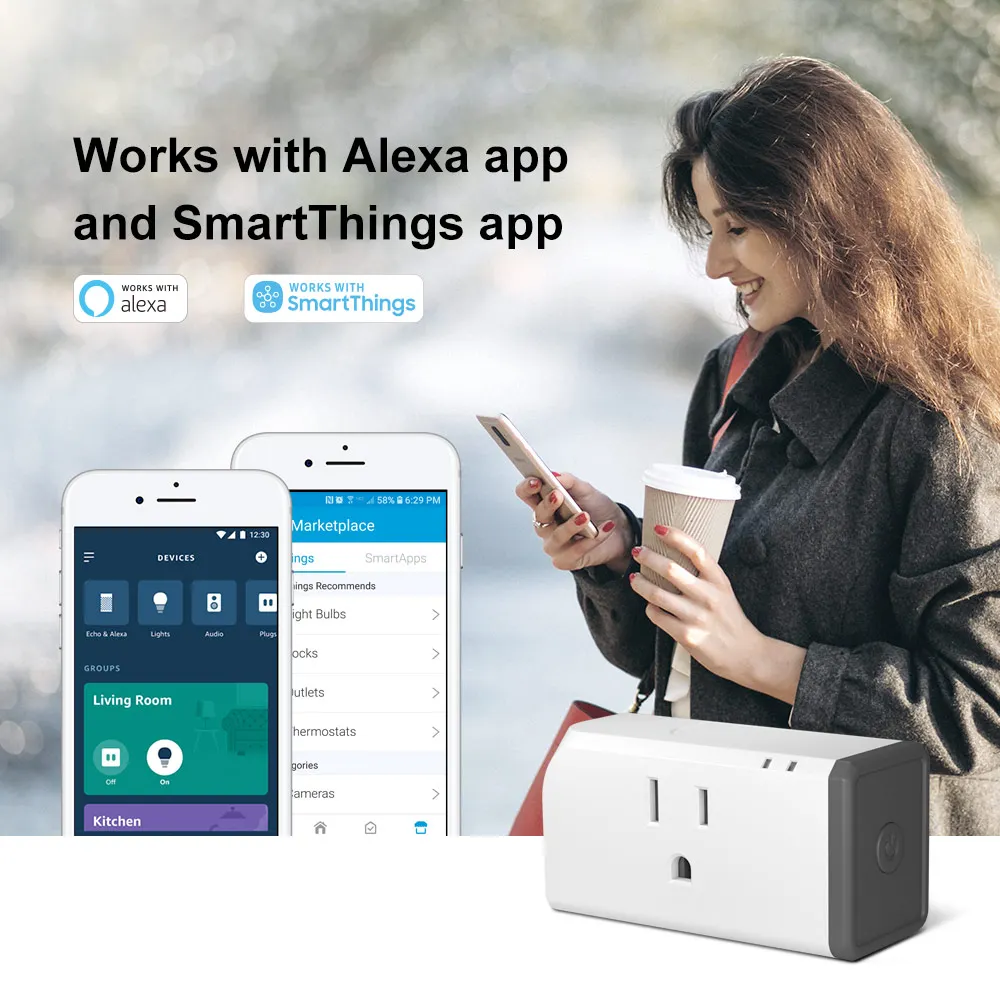 Смарт розетка SONOFF S31 Lite ZB US Zigbee 15 а с пультом ДУ|Комплекты умного дома| |