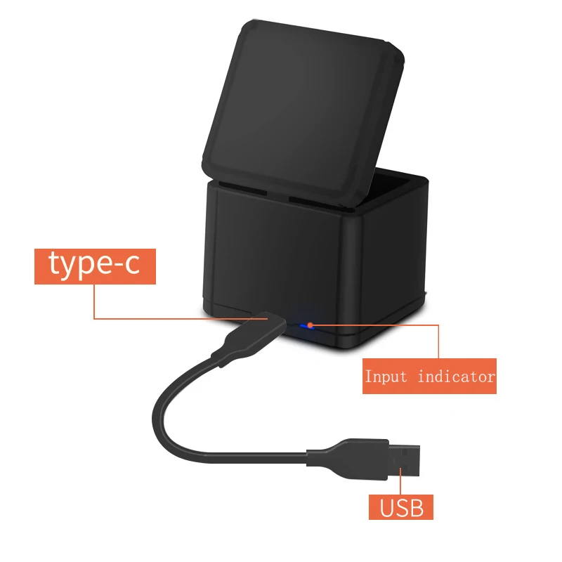 QC3.0 Быстрая зарядка для камеры зарядное устройство для хранения зарядное устройство+ osmo батареи для DJI OSMO экшн Спортивная камера зарядное устройство
