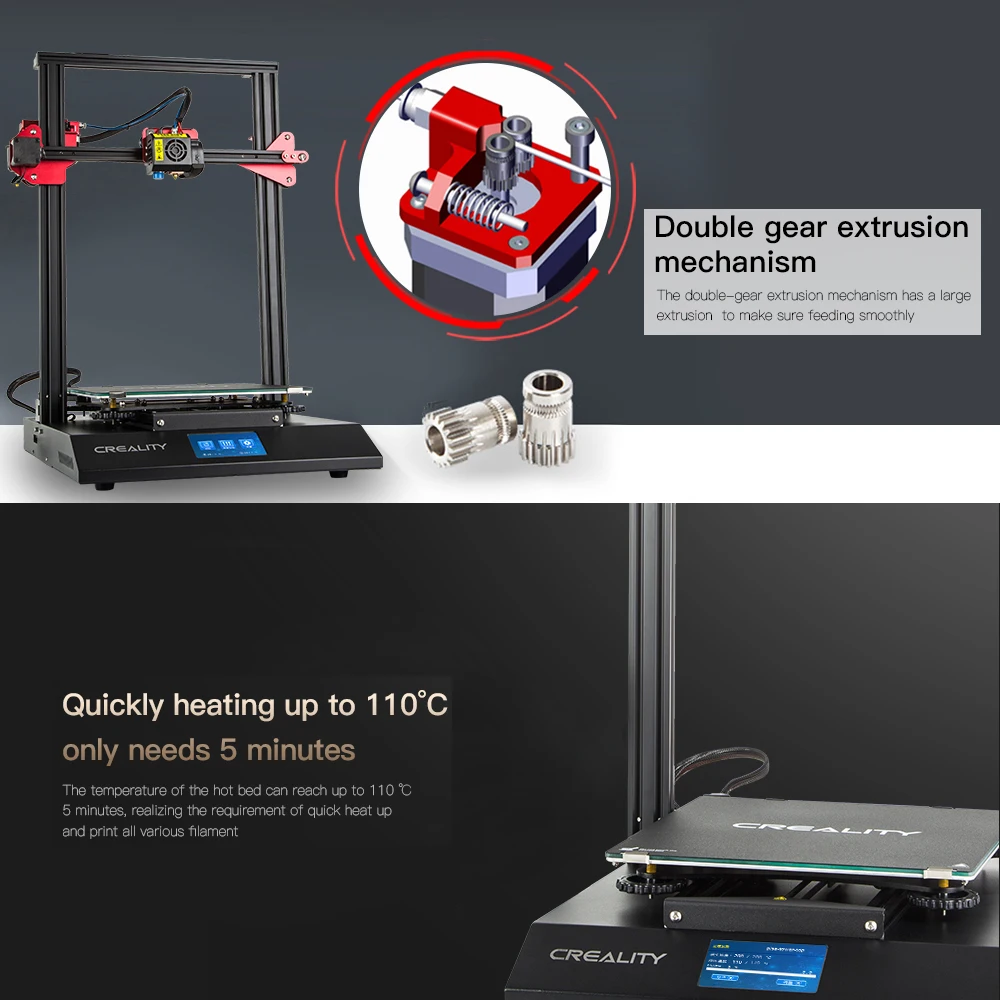 CREALITY 3D CR 10S Pro автоматический нивелир принтер DIY самостоятельная сборка набор