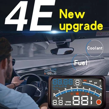 

5.5 Inch Car HUD Head-Up Display Universal Auto Digital Car OBDII Overspeed Warning Windshield Projector
