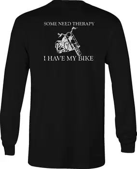 

TSDFC Motorcycle Long Sleeve T Shirt Men Therapy Bike Graphic Tee unisex men women hoodie