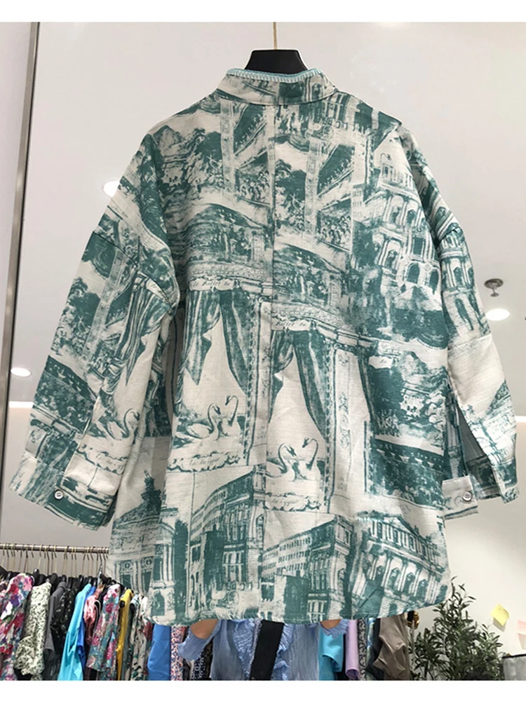 Big brand heavy craft Retro linen 3D printing