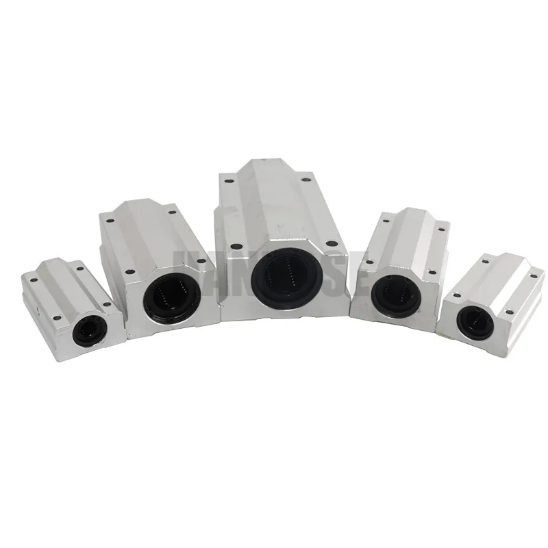 4 шт. SCS8UU SCS6UU SCS10UU SCS8LUU SCS16LUU Линейный шарикоподшипник Pellow Bolck
