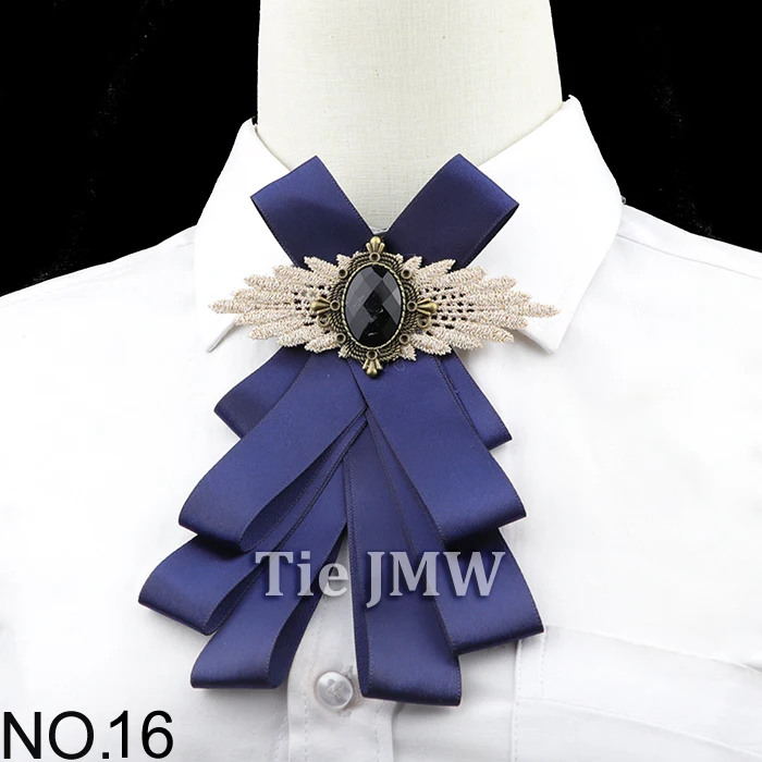 Женский шикарный галстук-бабочка великолепный винтажный галстук-бабочка Элегантный Бижутерия Воротник-галстук регулируемый съемный ошейник аксессуар для рубашек