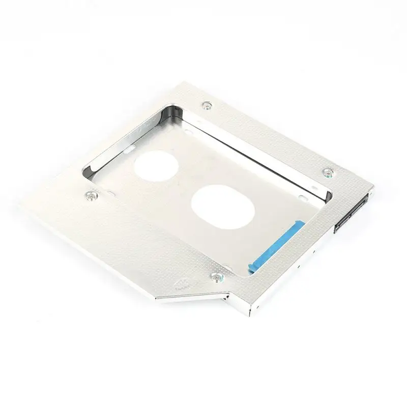 Алюминий 2nd HDD Caddy 9 5 мм 12 7 жесткий диск кронштейн для 2 &quotSSD чехол Корпус жесткого