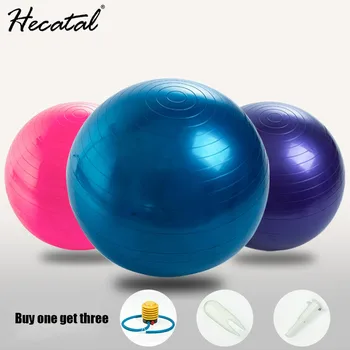 

Hecatal Yoga Ball PVC Environmental protection Thick Explosion-proof Ball Pregnant Women Shaping Children Yoga Fitness Ball