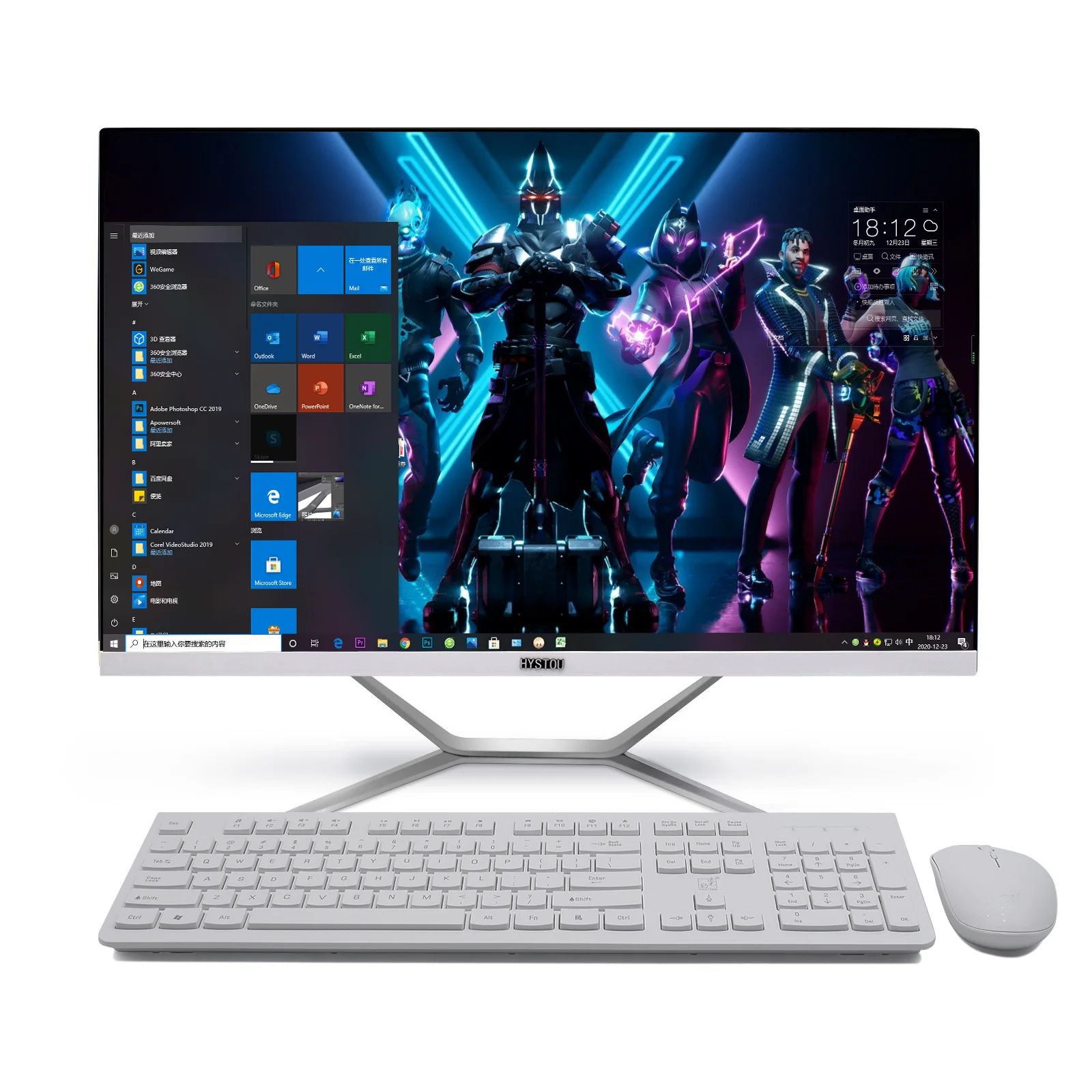 Computer Desktop di alta qualità 27 pollici All in One PC da gioco intel i7  8 core con Geforce NVIDIA GTX1650 GDDR5 Gamer utilizzando - AliExpress