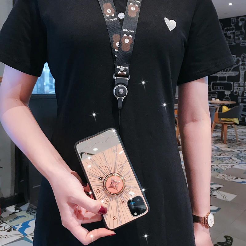 Чехол для телефона для iphone 11 Pro Max X XS XR чехол с кольцом-держателем для iphone 6 6S 7 8 Plus для iphone 7plus чехол
