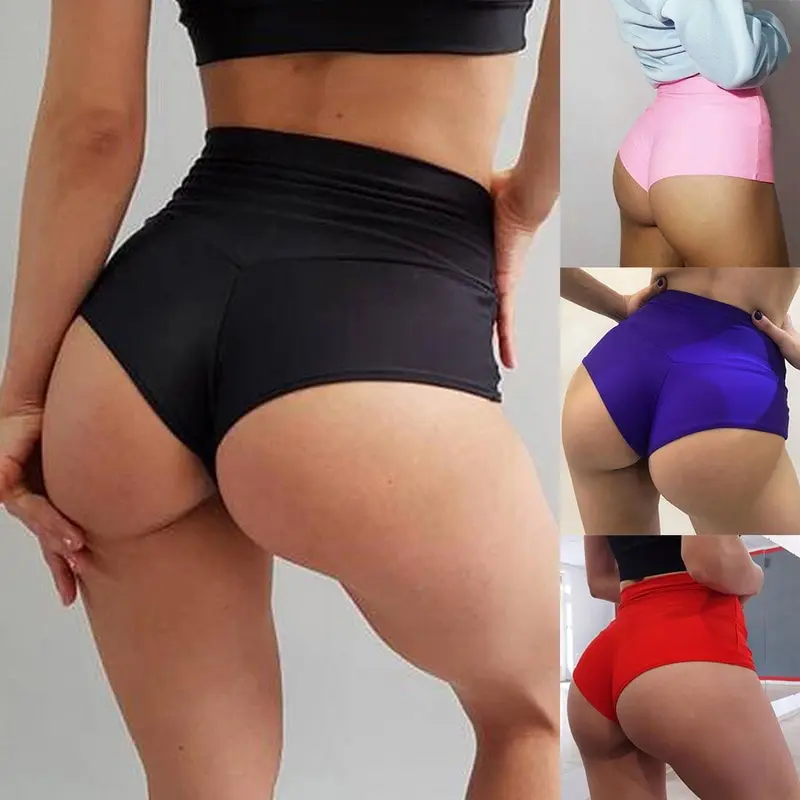 2022 Summer Workout Fitness Shorts Seamless Biker Shorts Women High Waist Female Clothing Push Up Short Elasticity Breathable ladies clothes