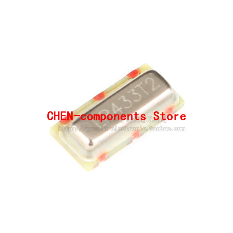 10PCS NEW genuine LR315T2/LR433T2 SMD crystal oscillator 315/433Mhz surface acoustic resonator 315Mhz 433Mhz crystal