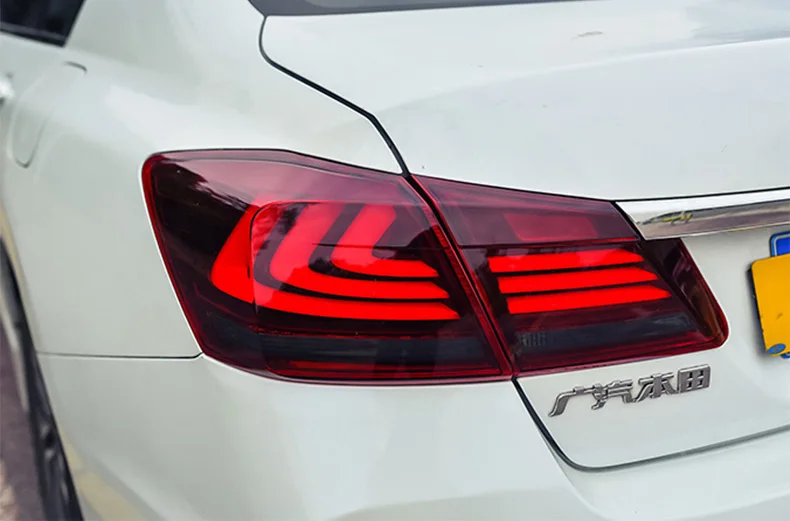 Автомобильные задние фонари для Honda Accord 9th светодиодный задний фонарь в сборе 2013- задний багажник задний фонарь Поворотная лампа заднего хода
