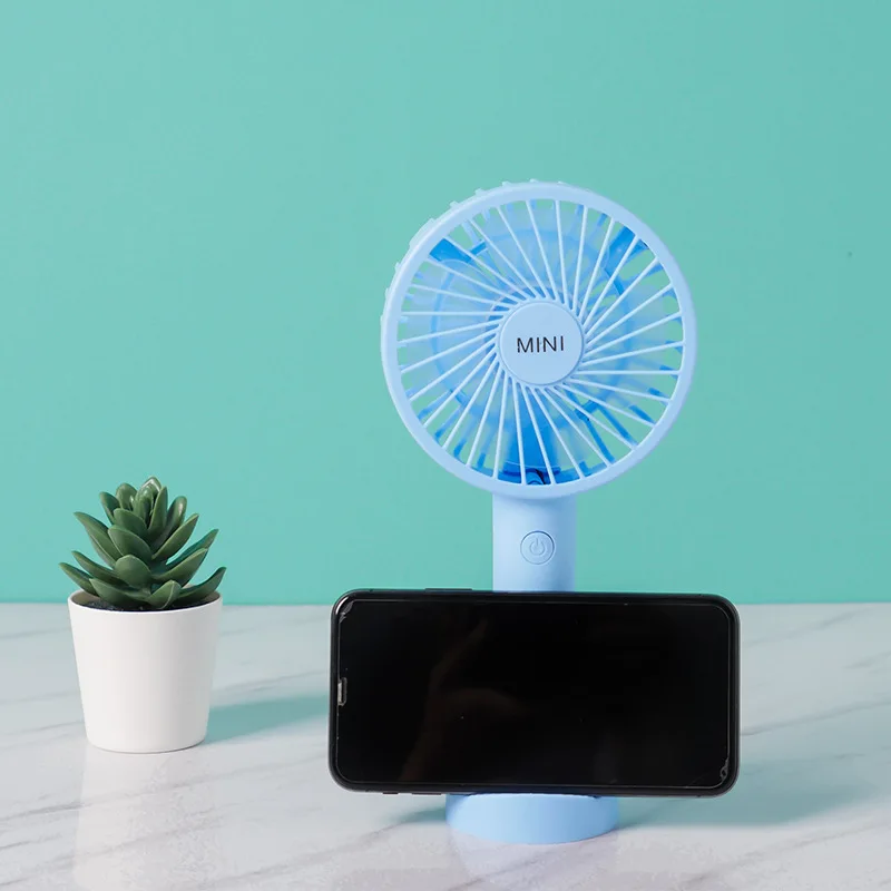 

USB Small Handheld Fan Portable Rechargeable Handheld Fan Mini Creative-Desktop Fan Handle Fan