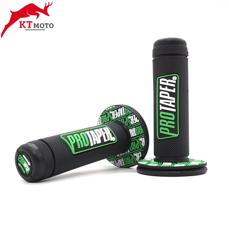 Резиновые ручки для мотоциклов Kawasaki KLX250 KLR650 KLX140 KLX110 KX65 KX85 KX100 NINJA 400 650 Зеленый 7/8