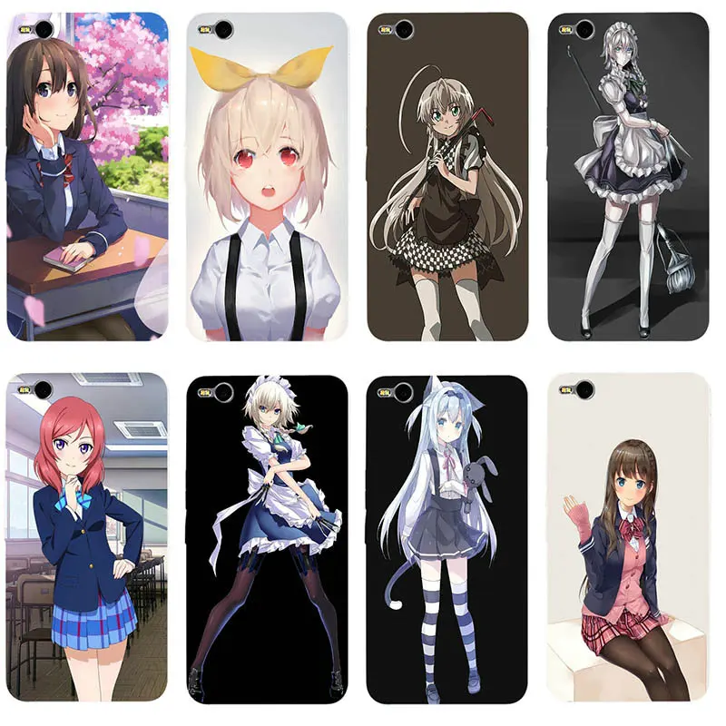 Форма аниме милая девушка для htc Desire 530 630 626 628 816 820 один U11 U12 A9 E9 M7 M8 M9 M10 большие