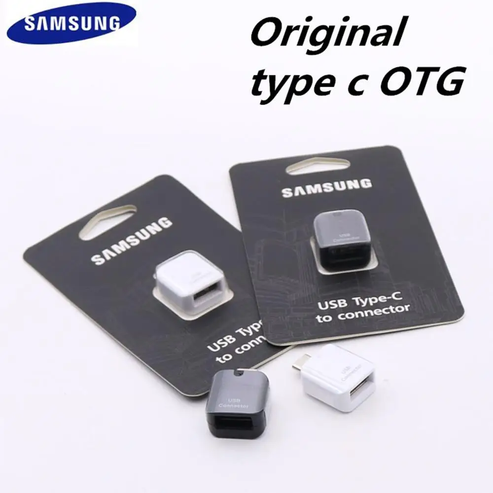 Оригинальный адаптер USB type c otg для Samsung Galaxy A70 A50 S8 S9 plus note 8 A3 A5 2017 поддержка флеш