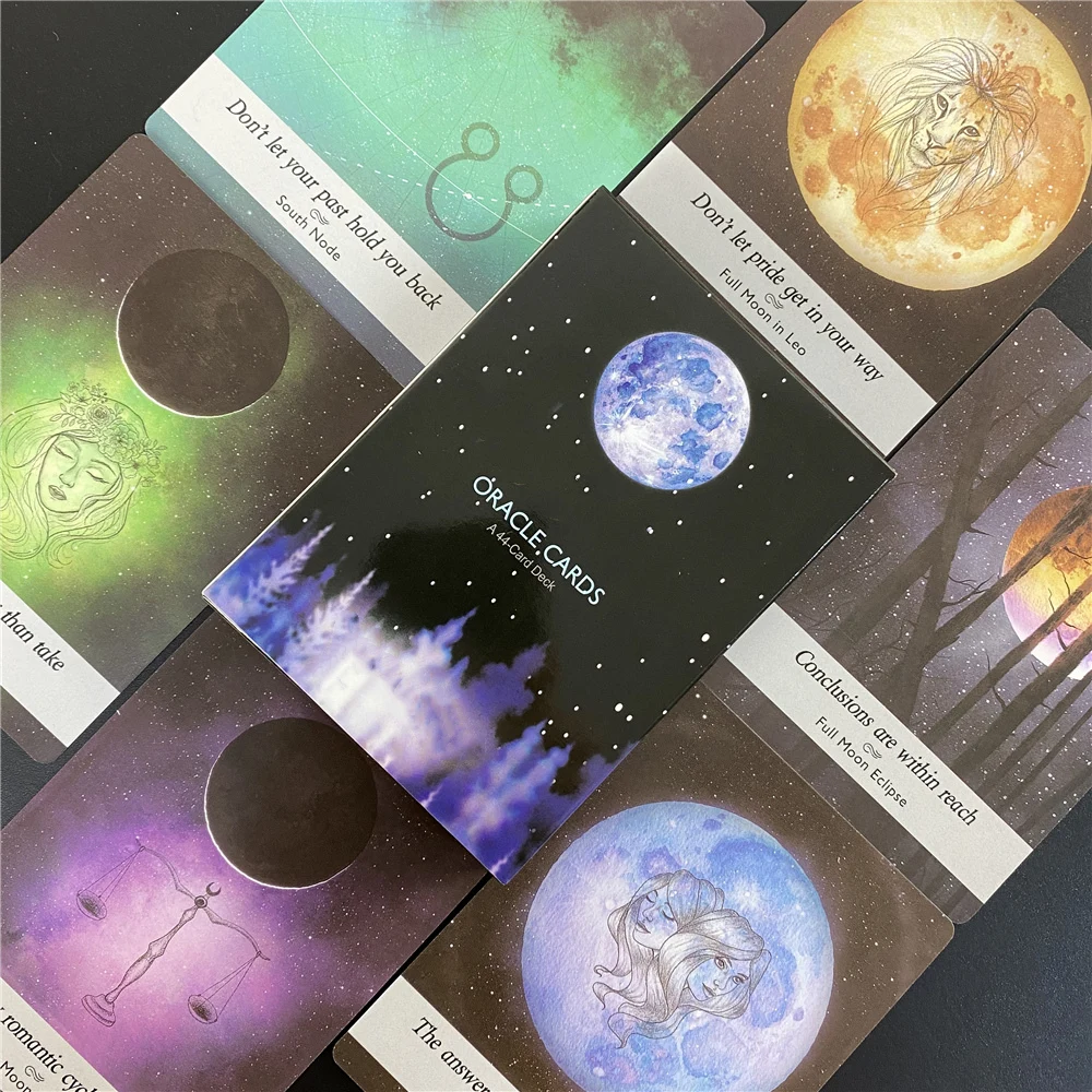 New Oracle Tarot Cards Black Moon Lenormand Expanded Edition Board Deck Games Playing For Party Game | Спорт и развлечения