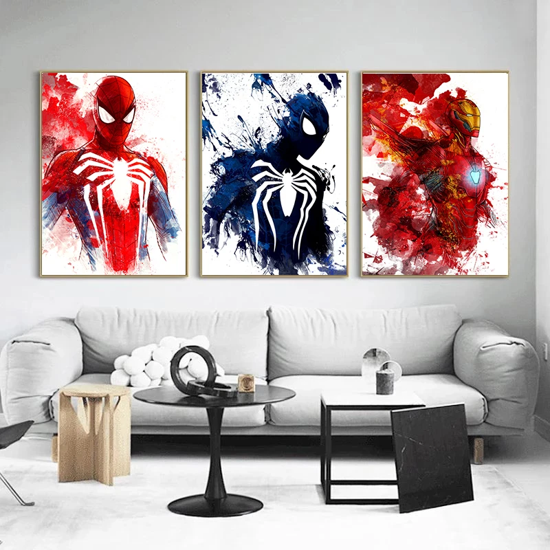 Prints Art & Collectibles SpiderMan wall art Super Hero poster