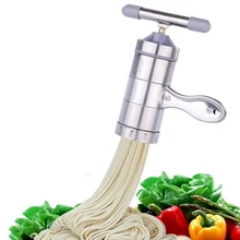 Ручная машина для приготовления лапши из нержавеющей стали, небольшой портативный кухонный инструмент, соковыжималка для фруктов, пресс для спагетти