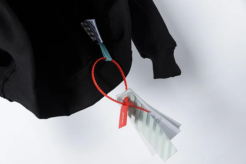 OFF-WHITE OW короткий угол стрелка печати балахон