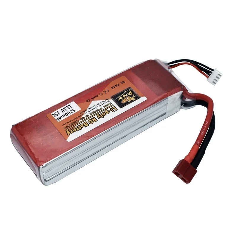 ZOP 11,1 V 5200mAh 45C аккумуляторная батарея 3S LiPo батарея 11,1 V литий-полимерная батарея для RC вертолетов, автомобилей, лодок, радиоуправляемых дронов батарея