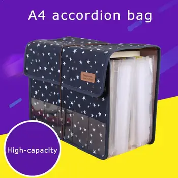 

A4 File Organizer Portable Expandable Accordion 33.5*26cm Expanding Organiser Supplies Document Folder File Oxford Statione V6G3