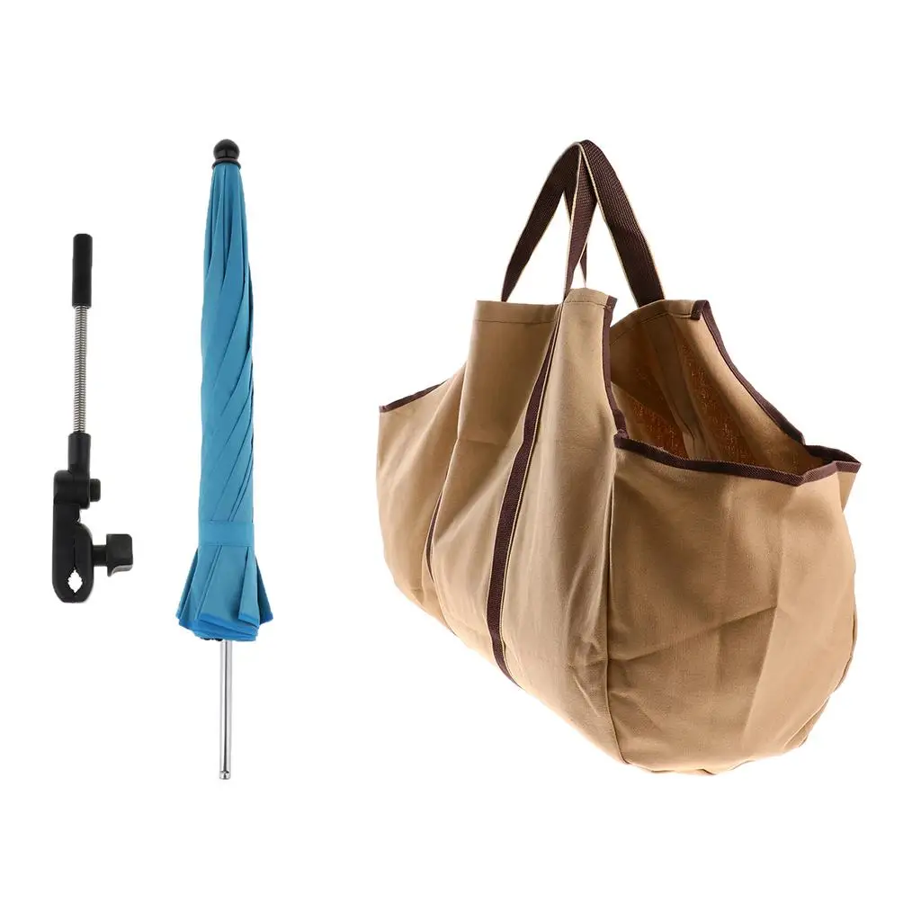 Пляжный зонт с зажимом на любую погоду водонепроницаемый и Круглый Стеллаж для хранения Большая вместительная сумка для переноски