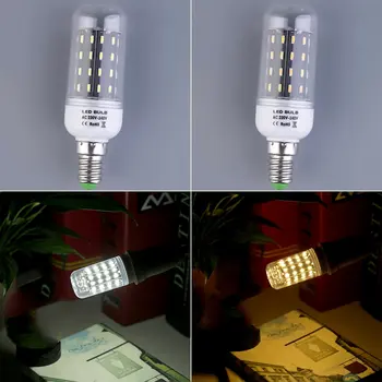 

220V-240V LED Corn Light Lamp E14 SMD4014 LED Lampada LED Bulb 56LEDs Chandelier Candle LED Light For Home Decoration