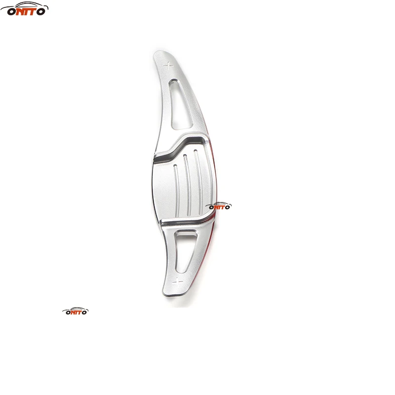silvery Подходит для Ford Mondeo Taurus край- автоматическое рулевое колесо переключения аксессуары для весла переключения расширение Алюминий сплав 2 шт./компл - Цвет: silvery