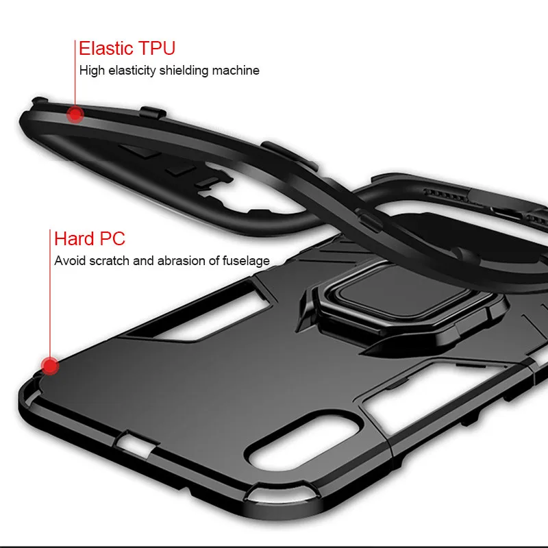 Versatile Ring Cover Case for Smartphones - Durable and Stylish Protection