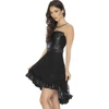 Sexy WOmen Black Cocktail Short Dress Summer Auumn Gothic See Through Mesh Patchwork Sleeve Dress Woman Party Evening Sundress ► Photo 1/6
