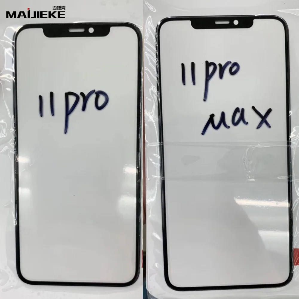 10pcs Lcd Screen Front Outer Glass Len Replacement For Iphone 11 Pro Max Touch Panel Cover Repair Parts For Iphone 11 Pro Mobile Phone Touch Panel Aliexpress