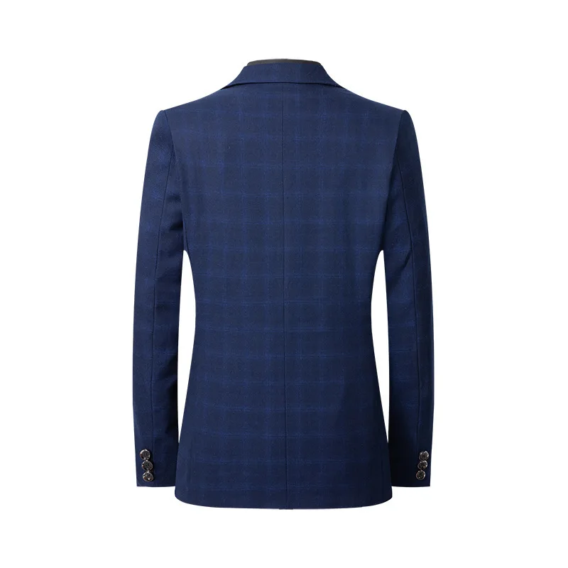Лидер продаж мужские блейзеры Мужская мода slim fit Прибытие Хлопок Блейзер костюм куртка Свадебный Топ пальто повседневная одежда дропшиппинг