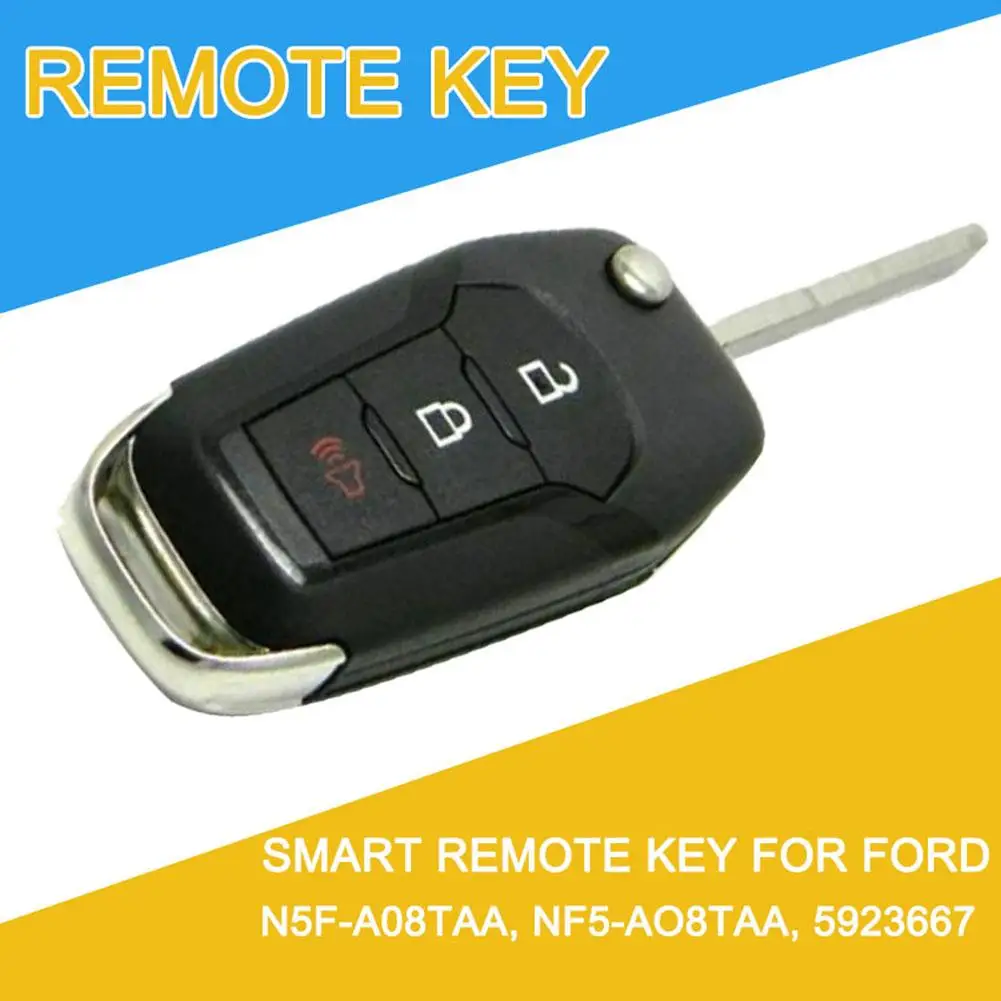 Автомобильный ключ умный дистанционный ключ для Ford N5F-A08TAA, NF5-AO8TAA, 5923667 дистанционный флип-ключ