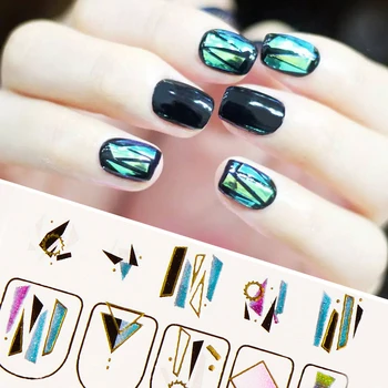 

3D Nail Stickers Nail Sticker Paper Straight Curved Liners Stripe Tape Wraps Sunflower Plants Nail Decals Nail Art Decoration