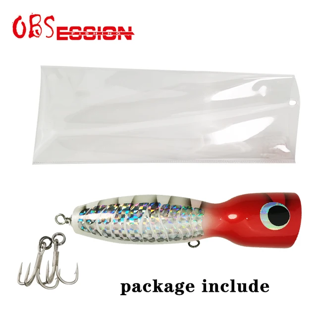 65g90g120g140g Trolling Wood Stickbait Pencil Popper Tuna Boat Fishing Lure Topwater Long Casting Wobbler Carp Artificial Leurre Y