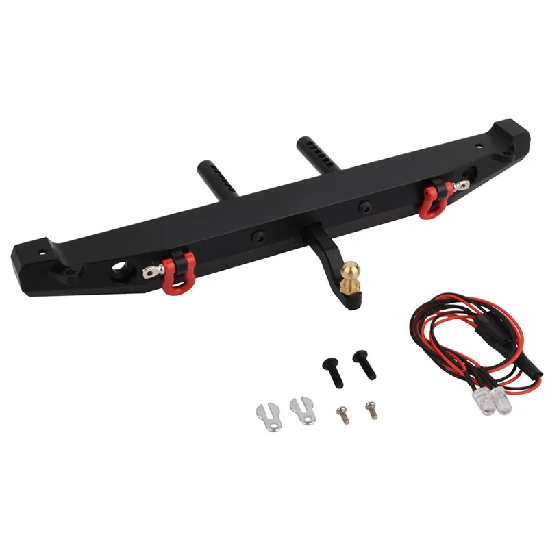 

1PCS Metal Rear Bumper with D-Rings for 1/10 RC Car TRAXXAS Scx10 Upgrade Parts