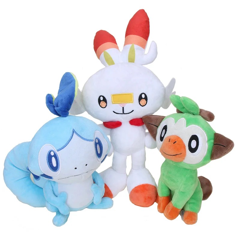22-35 см Pokemon Sobble Scorbunny Grookey Sirfetch 'd плюшевые куклы игрушка Меч Щит Мягкие плюшевые игрушки Рождественский подарок для детей