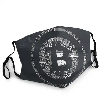

Bitcoin Cryptocurrency Financial Revolution Face Mask Printed Anti Haze Dust Protection Cover Respirator Mouth Muffle