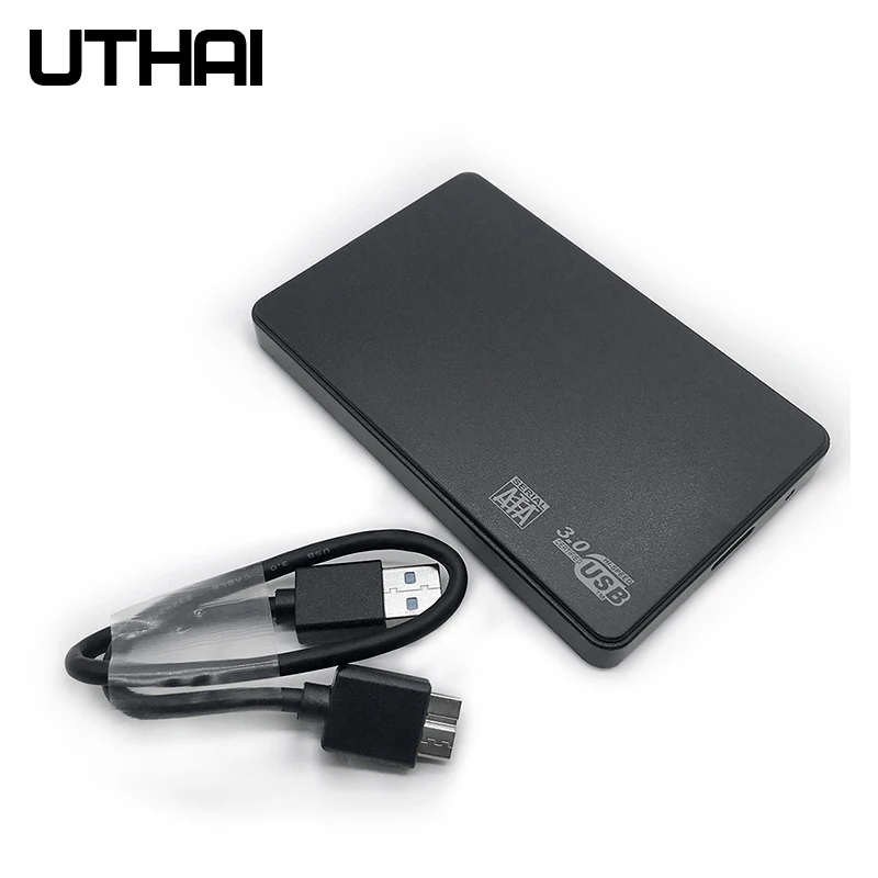 UTHAI T22 2," SATA to USB3.0 HDD корпус мобильный жесткий диск чехол для SSD внешнего хранения HDD коробка с USB3.0/2,0 кабель ABS