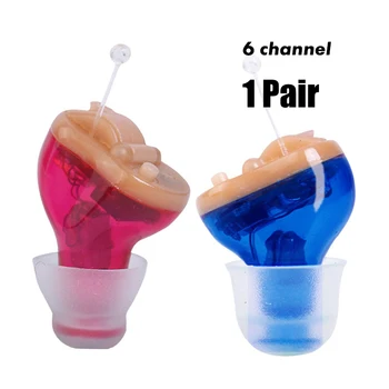 

Hearing Aid For The Elderly Invisible Deafness Multi-channel Digital CIC Free Charging Hearing Aid Sound Amplifier Component New